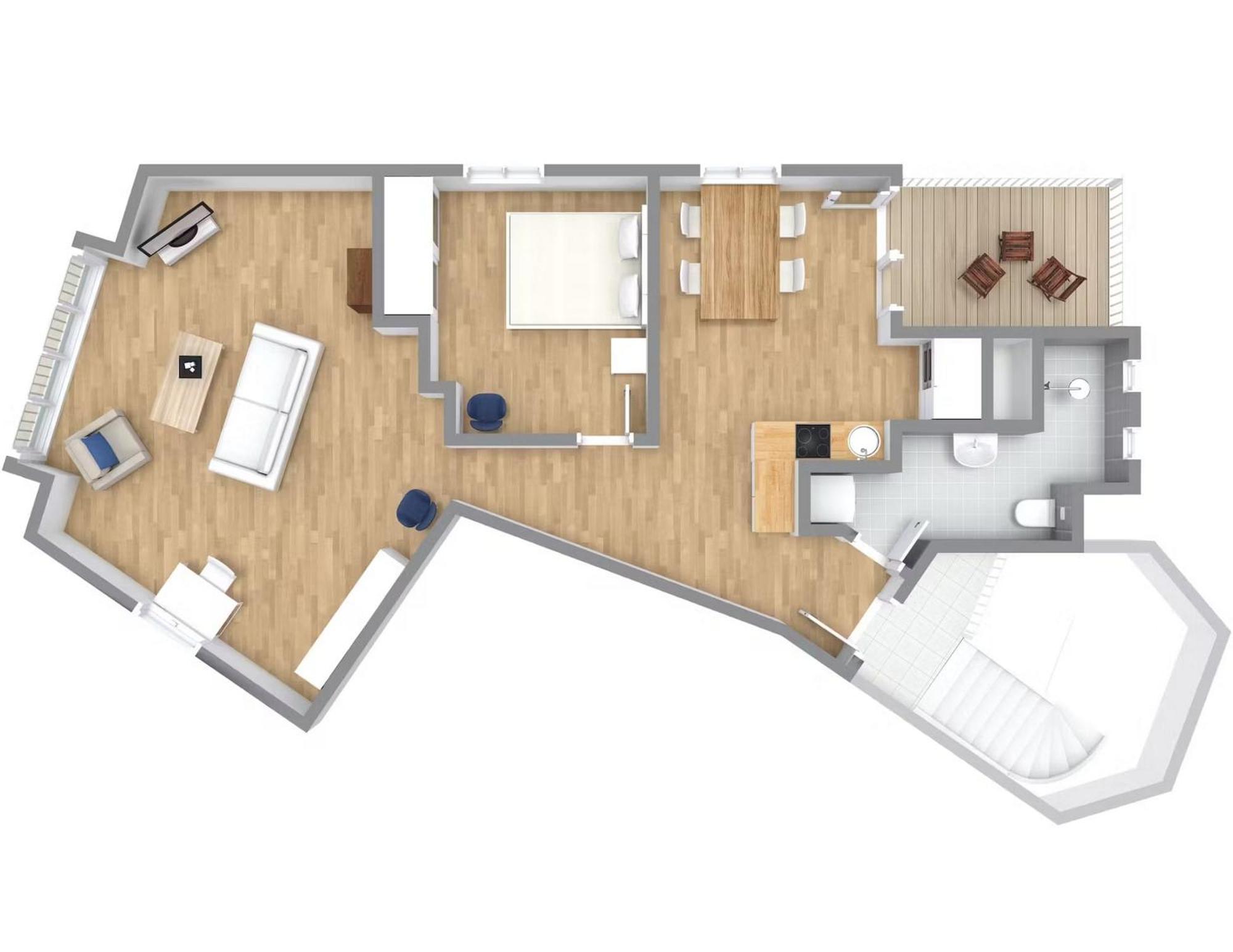 Grosse Dachgeschosswohnung Mit Balkon Im Belgischen Viertel Apartamento Colónia